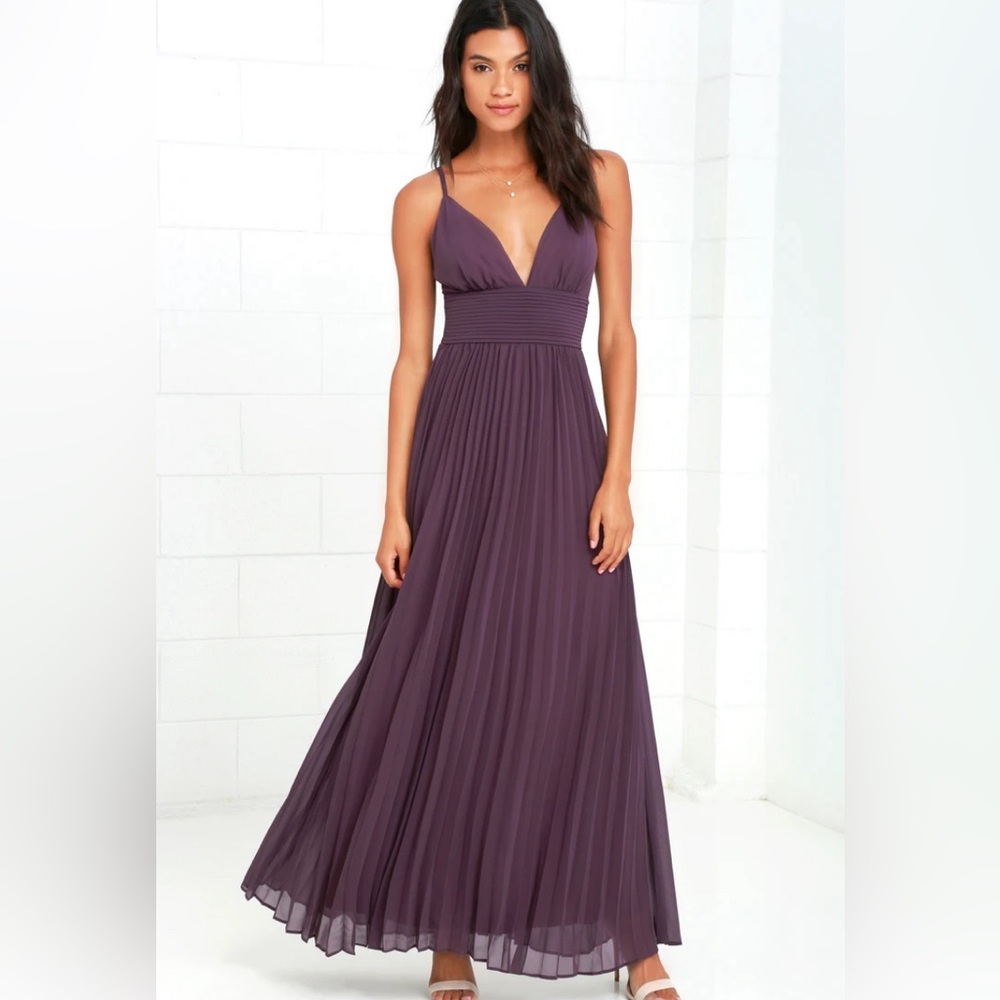 Lulu’s Depths of My Love Dusty Purple Maxi